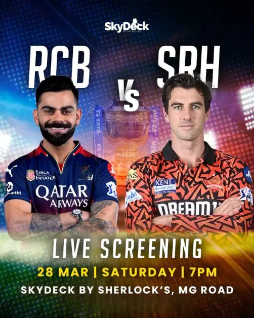 RCB vs SRH - IPL LIVE Screening 1