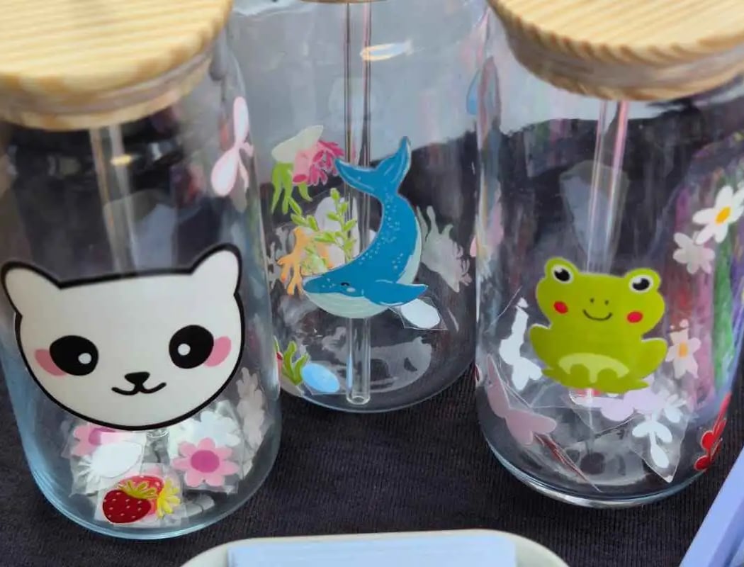 Make & Take: DIY Pen, Bag Tag/Wristlet & Glass Jar 1