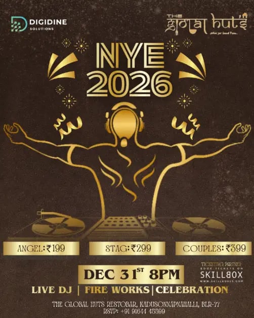 NYE 2026 GLOBAL HUTS RESTOBAR 1