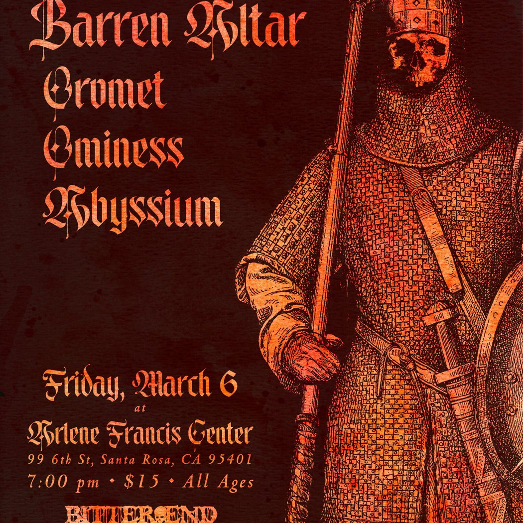 Barren Altar, Ominess, Oromet and Abyssium 1
