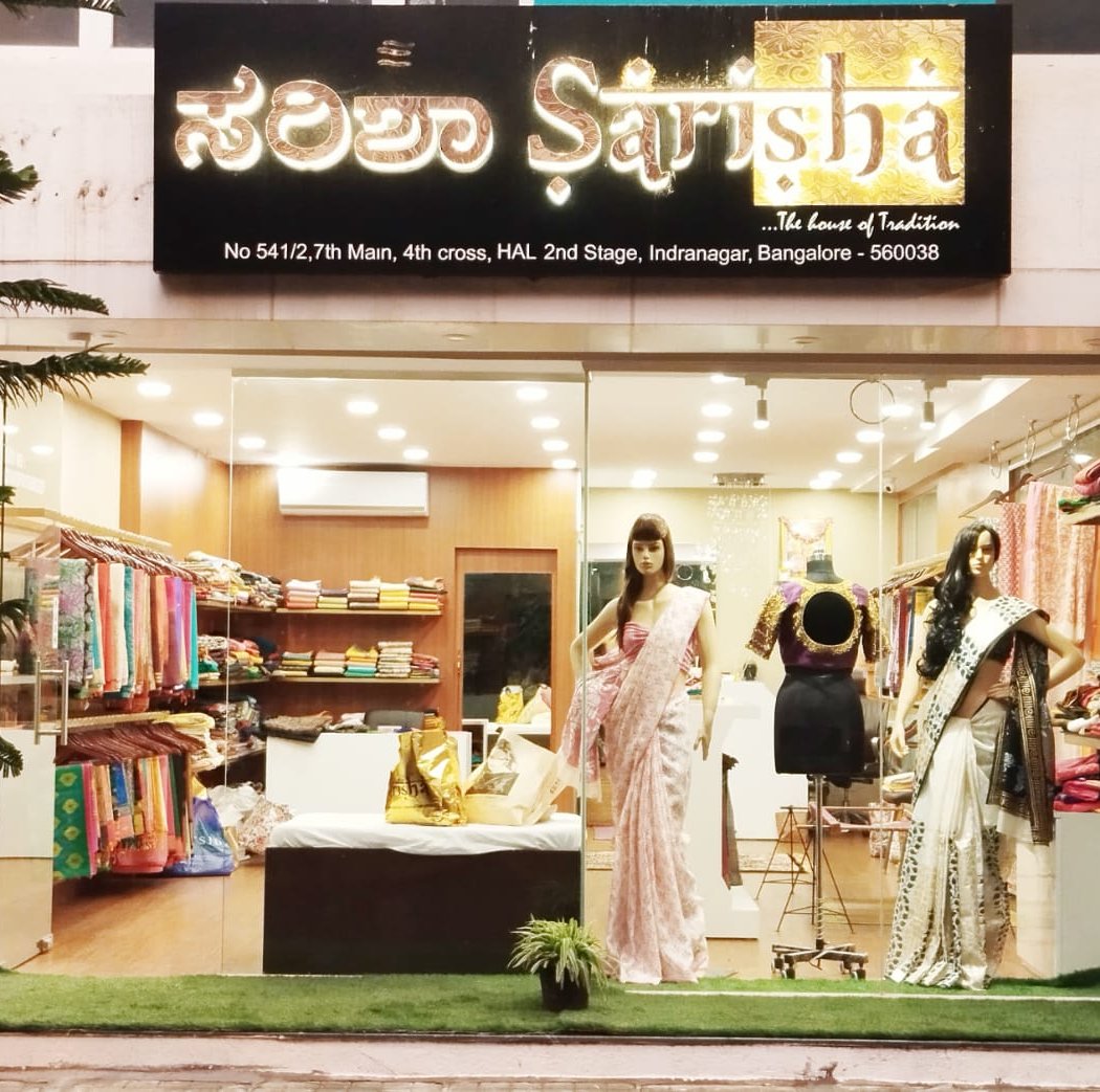 Sarisha designer saree boutique in indiranagar 2