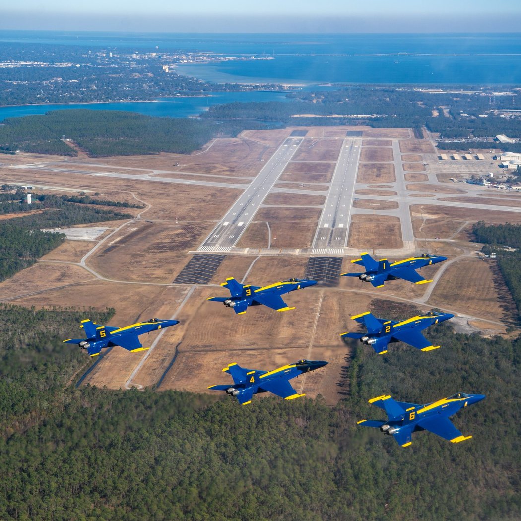 Blue Angels Practice Flight 2