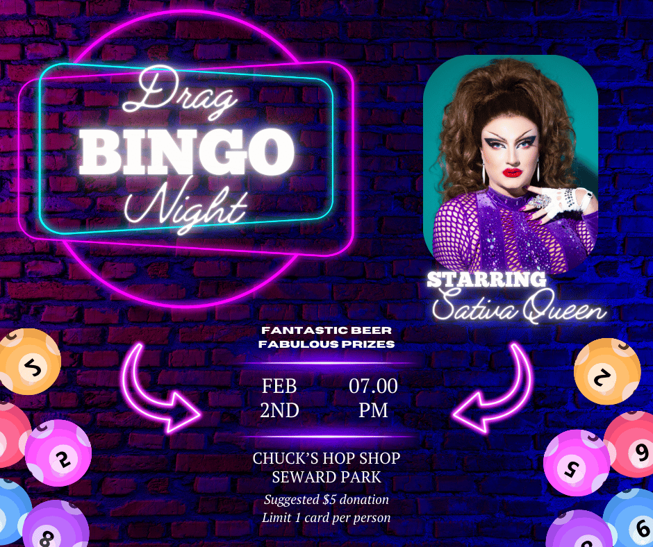Drag Bingo Night @ Chuck's Hop Shop 1