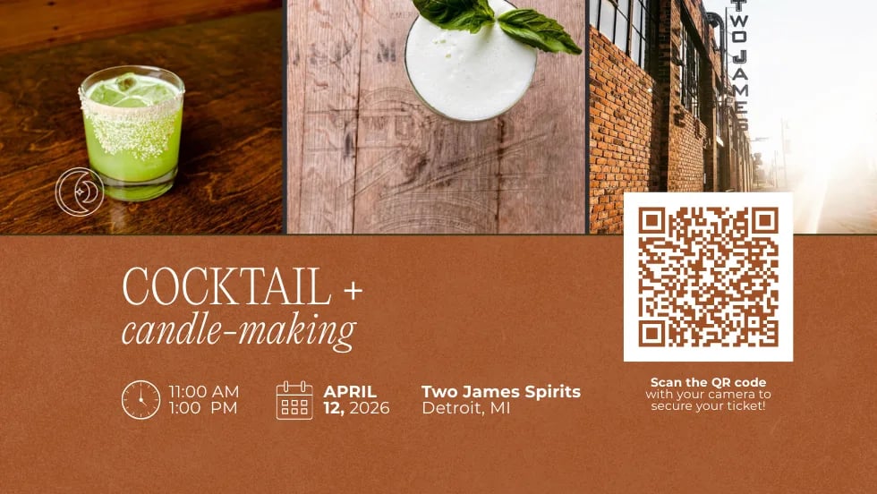 Cocktail + Candle-Making Workshop 1