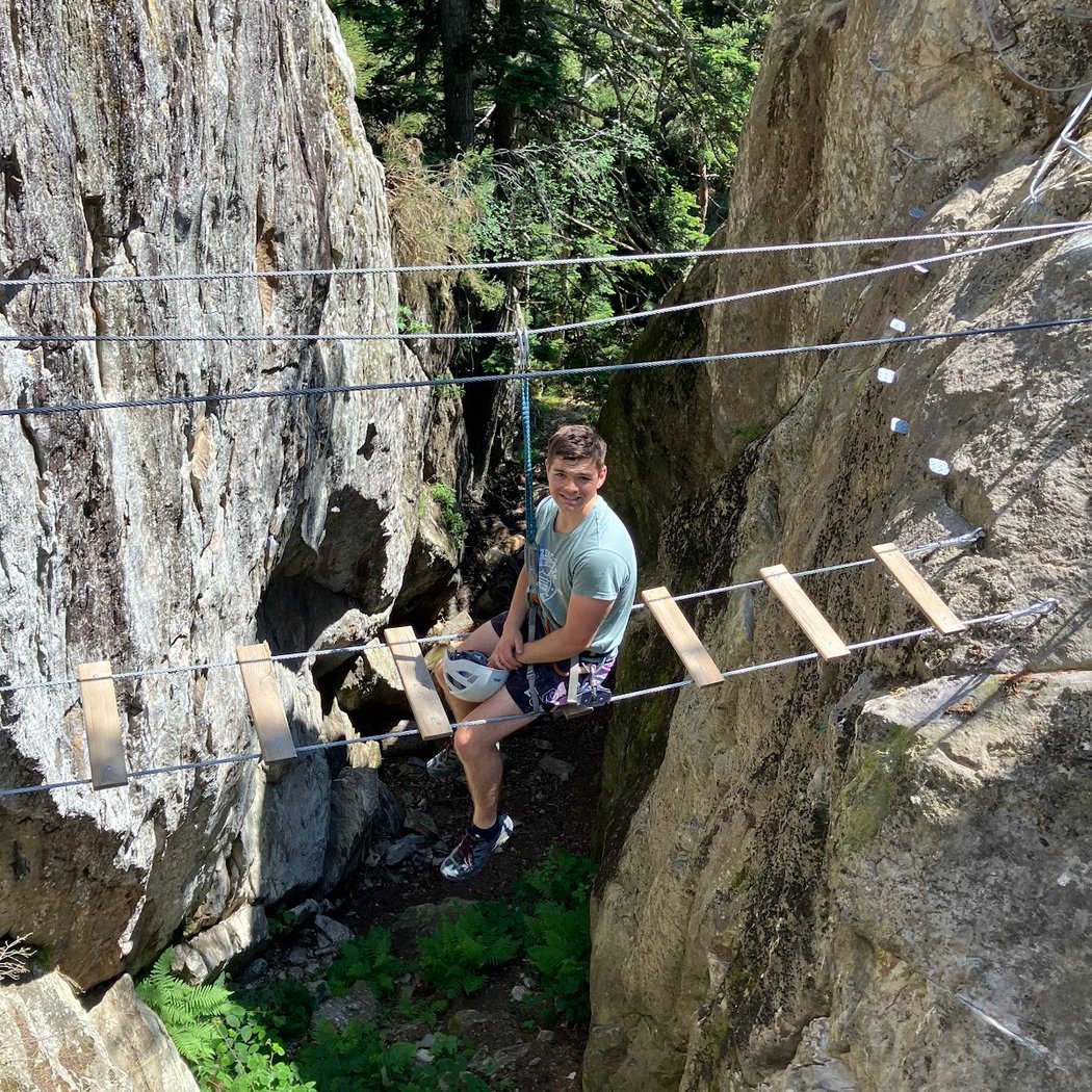 Départ de la Via Ferrata du Puy des Juscles 3