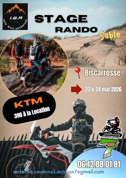 Stage et Rando des Sables dans les Landes 1