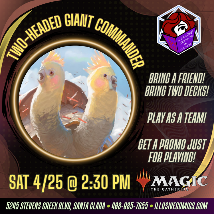 MTG TWO HEADED GIANT COMMANDER 1
