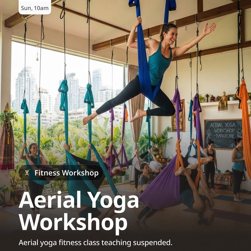 Aerial Yoga Workshop 1