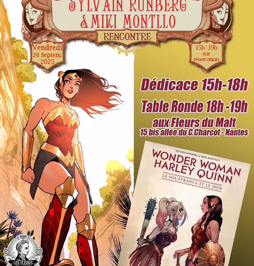 Wonder Woman Harley Quinn, la Souffrance et le Don - Dédicace et Table Ronde 1