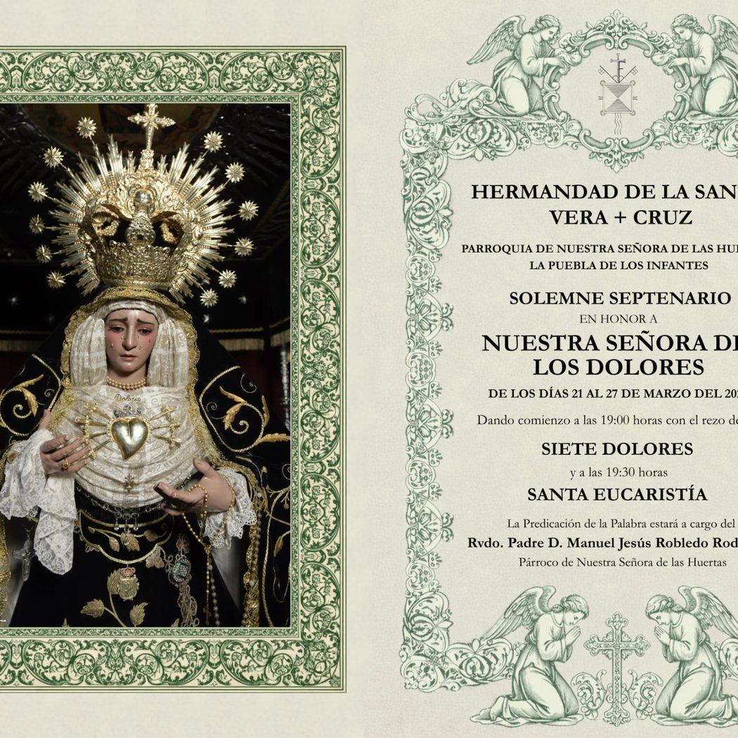 Solemne Septenario en honor de la Virgen de los Dolores 1