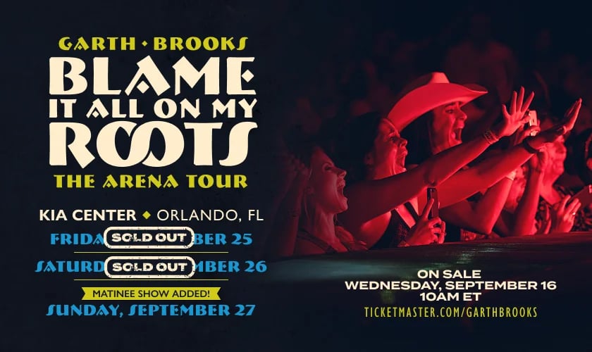 Garth Brooks: Blame It All On My Roots Arena Tour