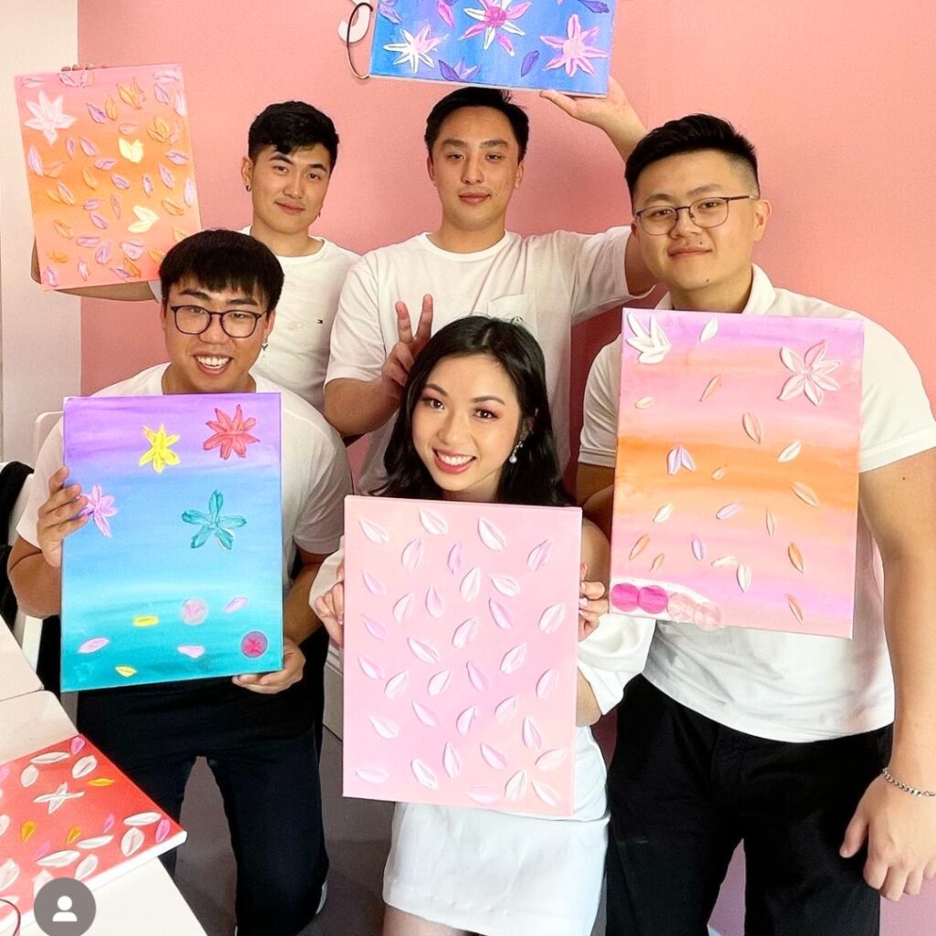 Textured Paint & Sip Workshop 3