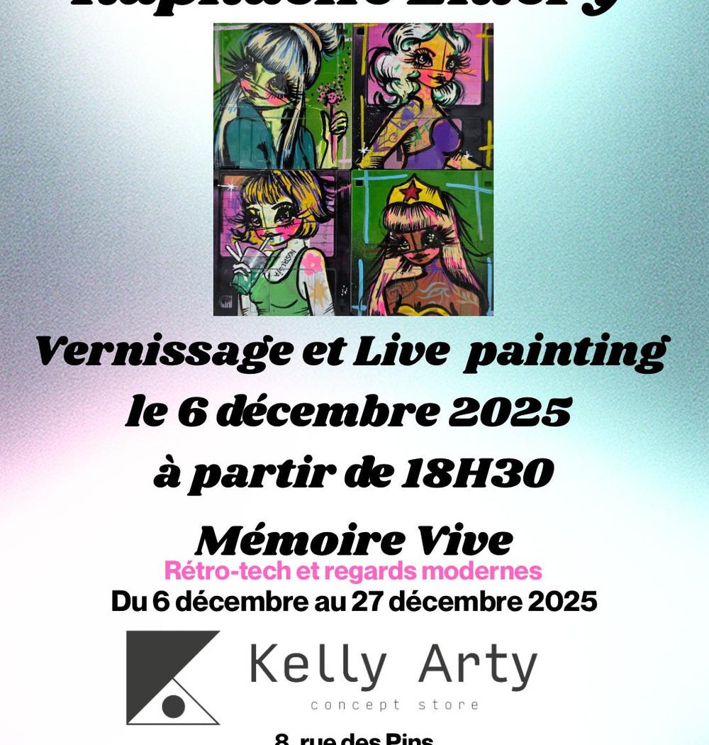 Vernissage & Live Painting “Mémoire vive” 1