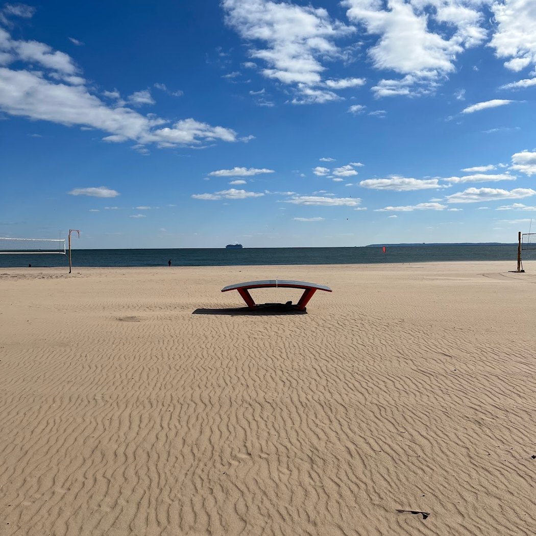 Ping Pong Table at the Beach 1