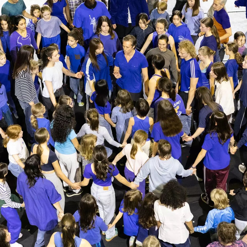Performance Rosas danst Rosas avec 50 jeunes 2