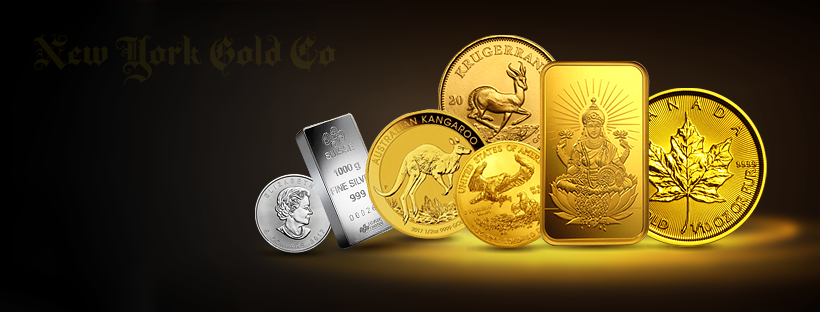 Gold bars and coins - New York Gold Co 2