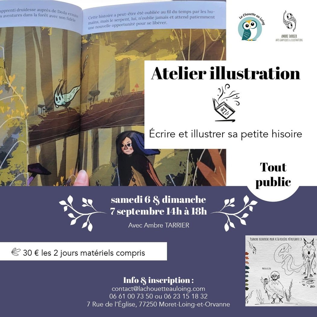 Atelier Illustration avec Ambre 1