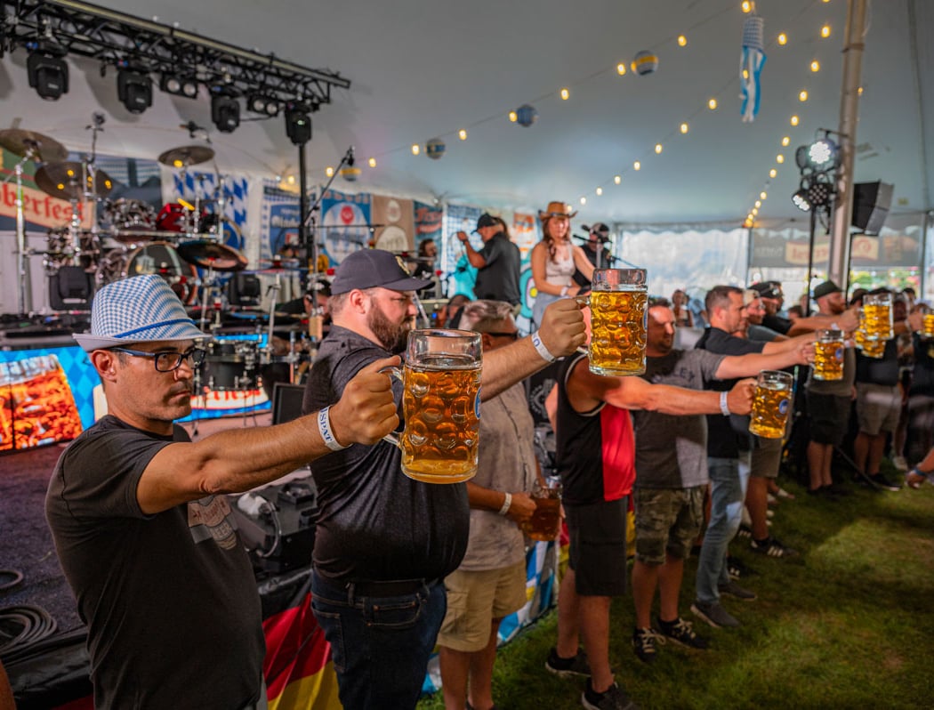 Oktoberfest Stein Hoisting Competition 1