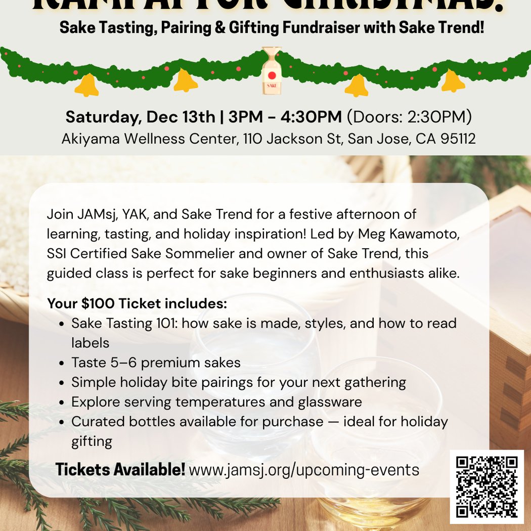 Kampai for Christmas! Sake Tasting & Fundraising 1