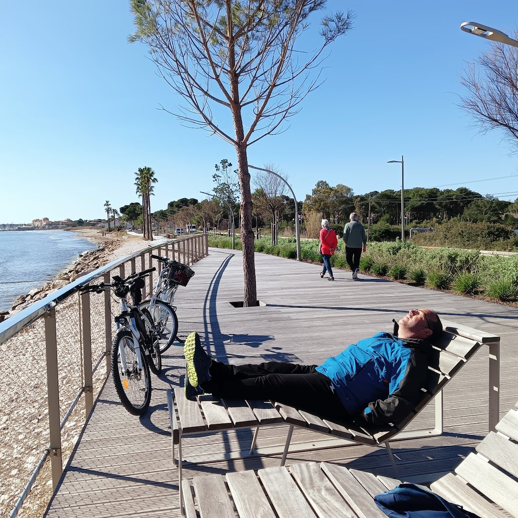 piste cyclable du littoral Hyères 1