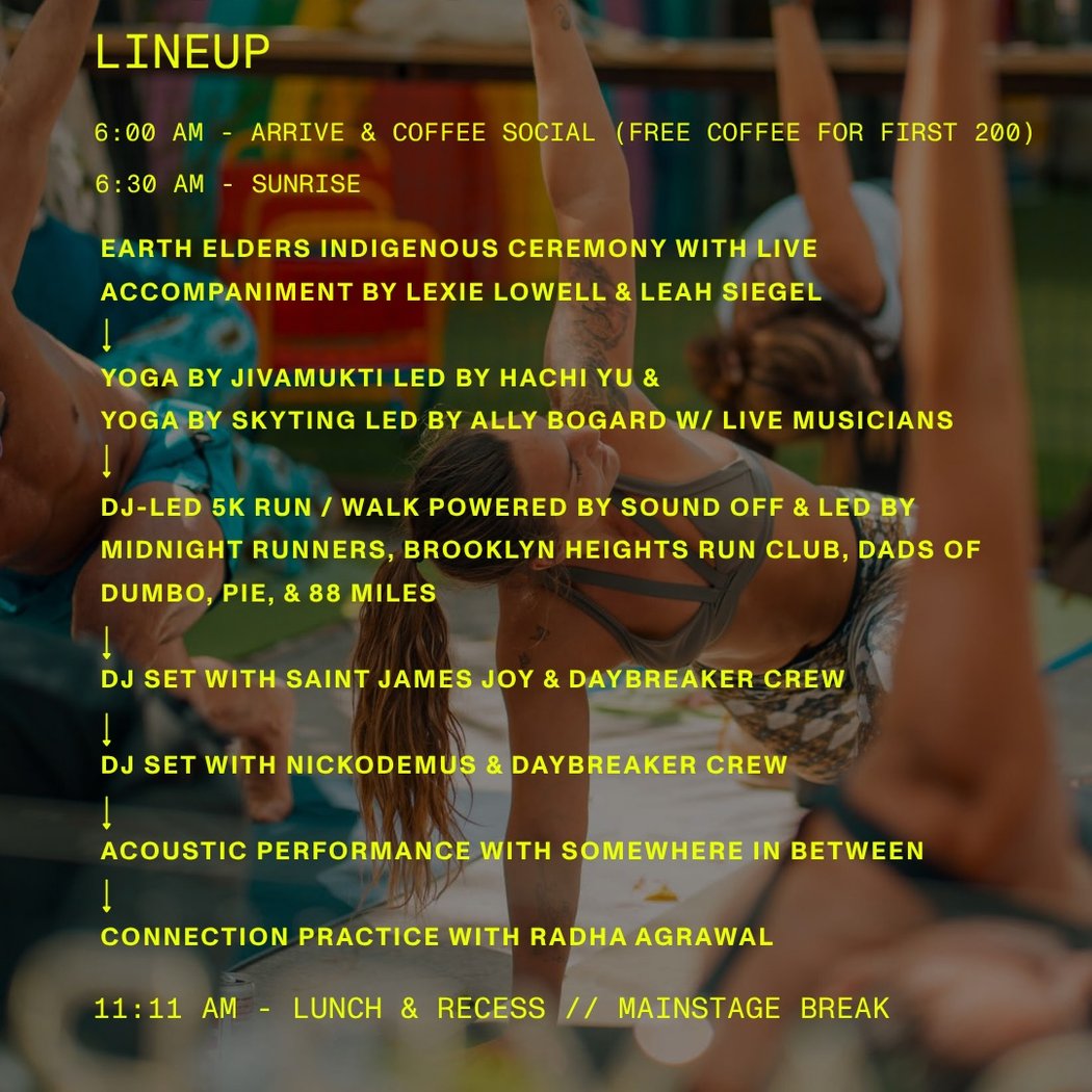 Daybreaker ALIVE Festival 2