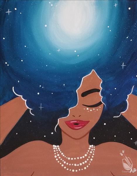 Bright Like A Diamond (Pre-Sketched Canvas) 1
