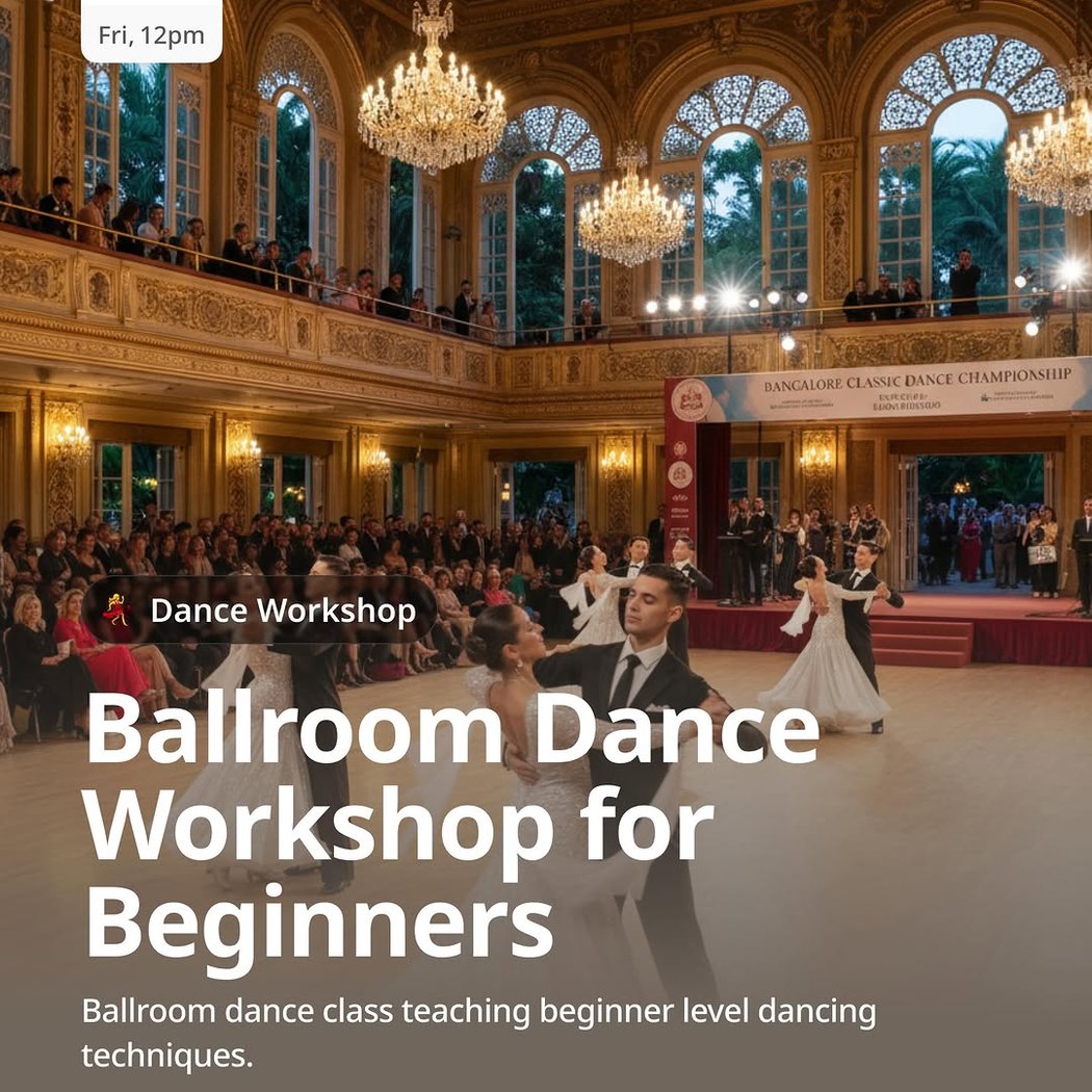 Ballroom Dance Workshop for Beginners 1