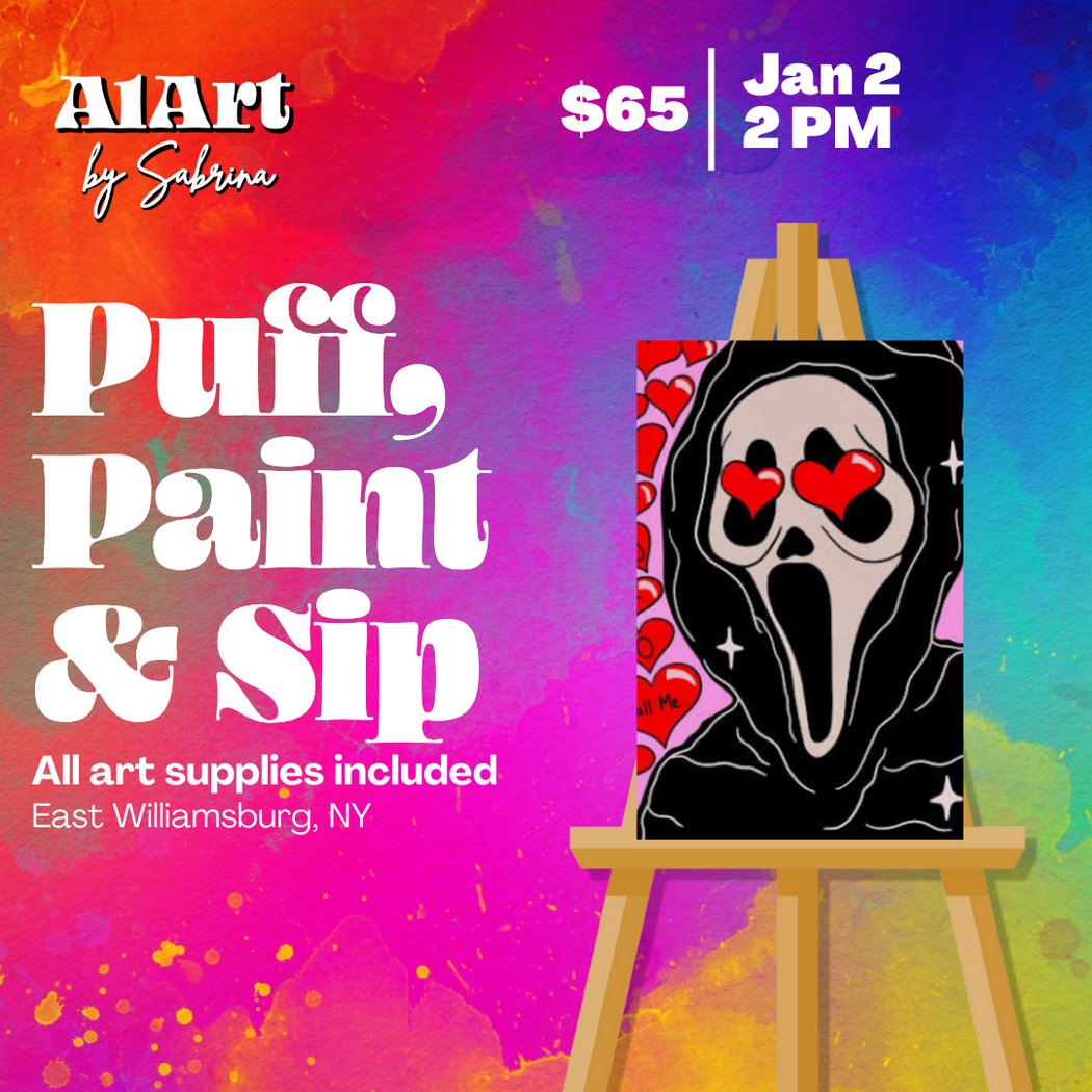 Puff, Paint and Sip Art Studio 1