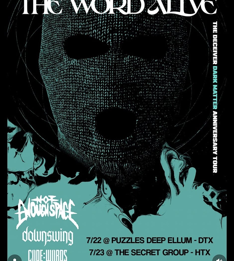 The Word Alive: The Deceiver & Dark Matter Anniversary Tour 2