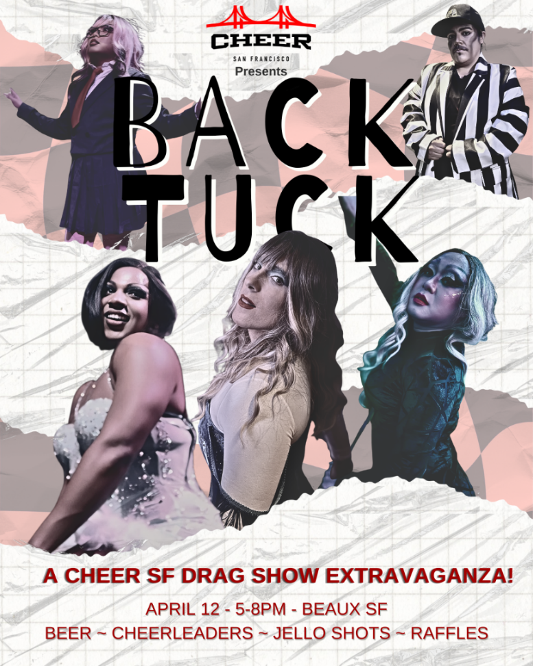 CHEER SF Presents BACK TUCK: A Midday Beer Bust Fundraiser 1