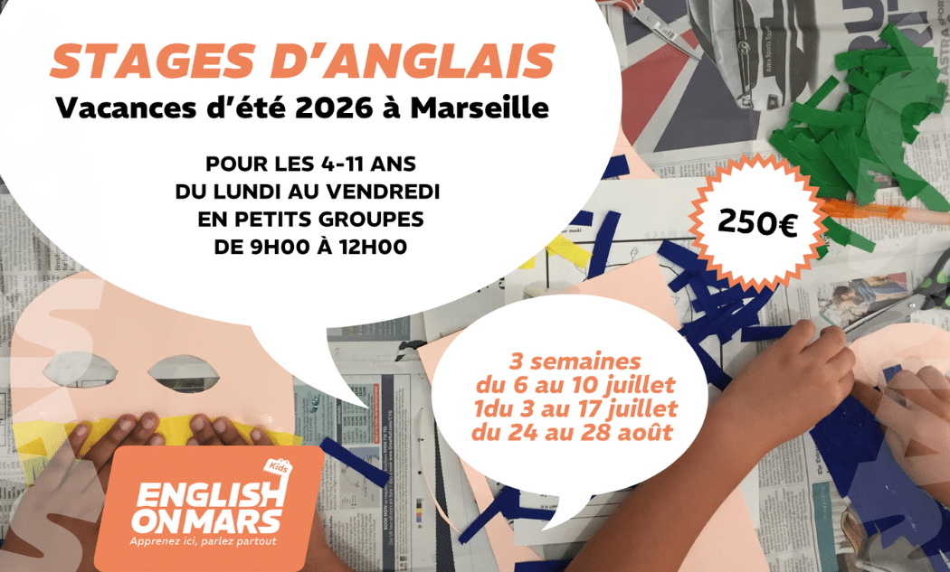 Stages d’anglais des vacances d’été pour les 4-11 ans
