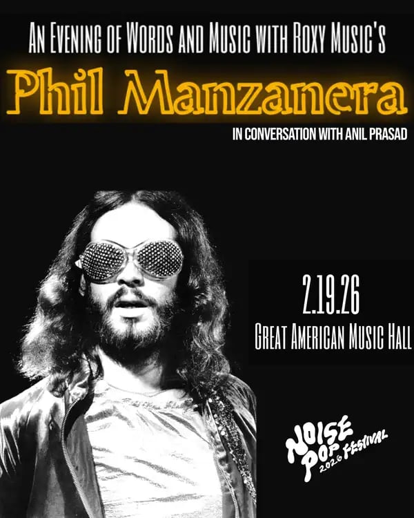 An Evening of Words & Music with Roxy Music’s Phil Manzanera 1