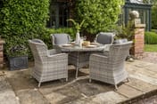 Handpicked Wroxham 4 Seat Outdoor Dining Set
