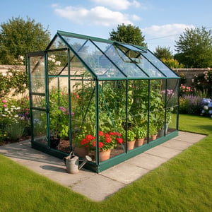 Vitavia 8x6 Green Venus 5000 Greenhouse