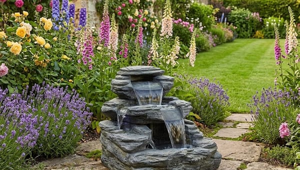 Garden Waterfalls UK: 9 Cascading & Tiered Designs Rated by Sound