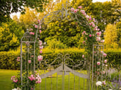 Antiqued Green Garden Arch Cottage Garden