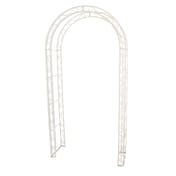 Cream Iron Antiqued Metal Garden Arch - View 3