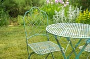 Abbotsbury Green Metal Garden Bistro Set
