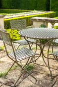 Bosbury Antiqued 5 Piece Metal Bistro Set