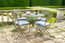 Bosbury Antiqued Blue Metal Bistro Set