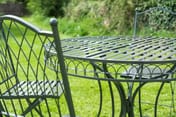 Hampton Grey Metal Bistro Set