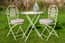 Yoxford 3 Piece Garden Bistro Set Cream