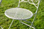 Yoxford Metal Garden Dining Set Cream