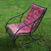 Scala Metal Rocking Chair in Grey