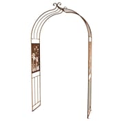 Dandelion Rusted Metal Garden Arch Original