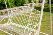 Cinderford Metal Swing Seat in Cream