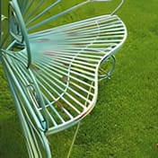 Peacock Metal Garden Seat