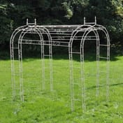 Parisienne Metal Garden Tunnel in Cream - original product photo