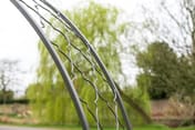 Lunar Charcoal Metal Garden Arch