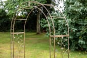 Patina Woodland Metal Garden Arch